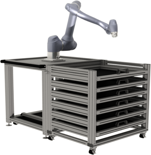 Robot Base Frames and Pedestals - Industrial Profile Systems